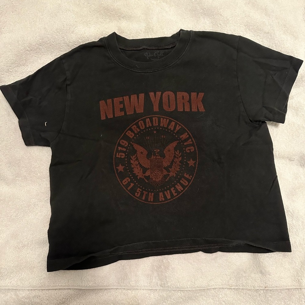 Brandy Melville Cropped Tee. Size OS